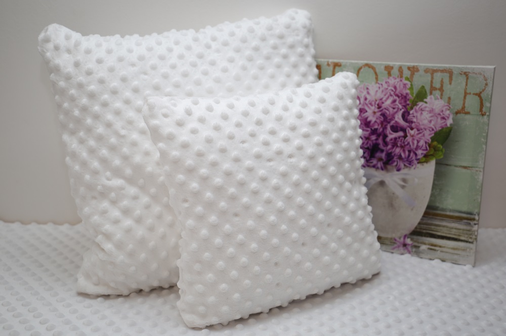 Polštářky z minky